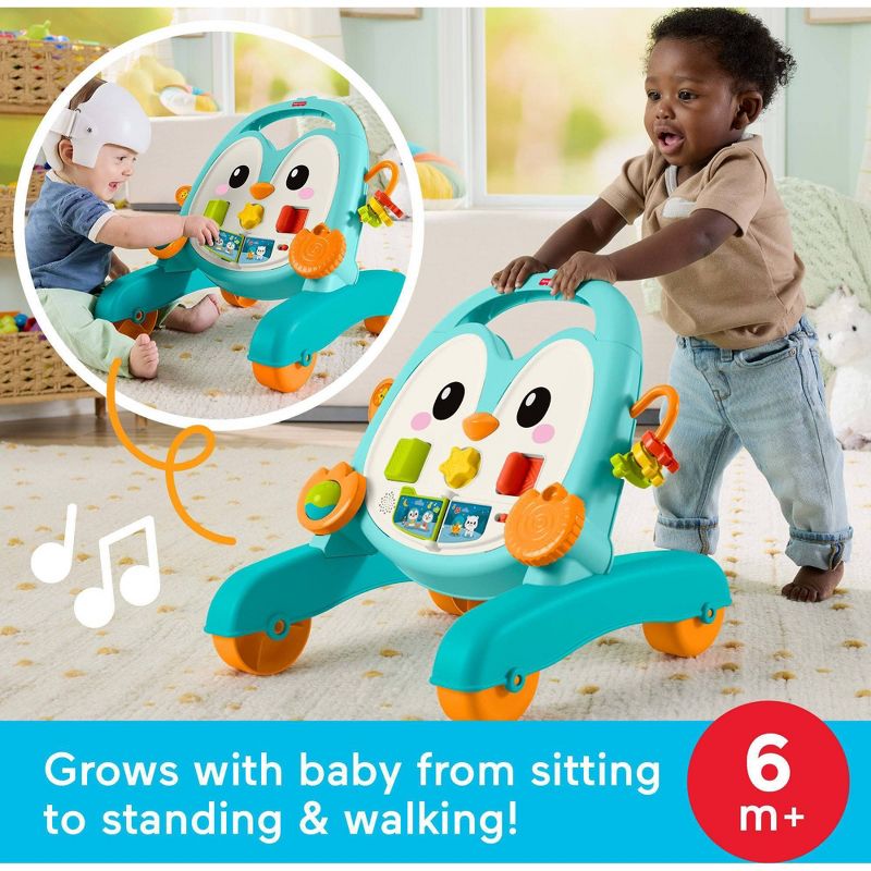 Fisher-Price 2-in-1 Musical Penguin Activity Walker Toy