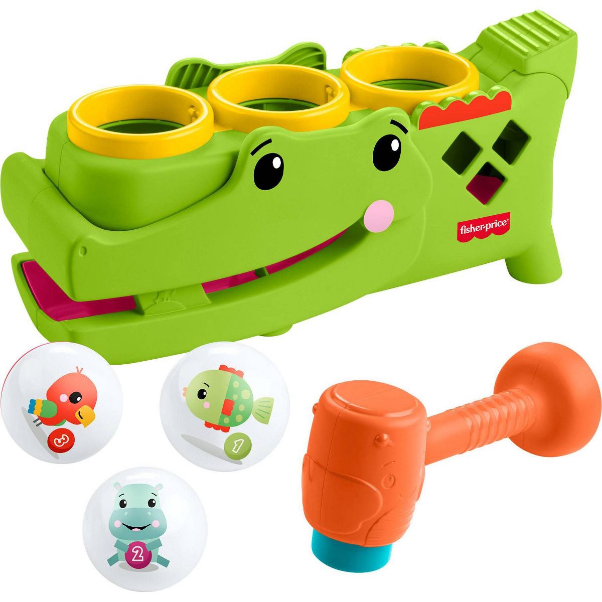 Fisher-Price Sit & Tap Rolligator Toy