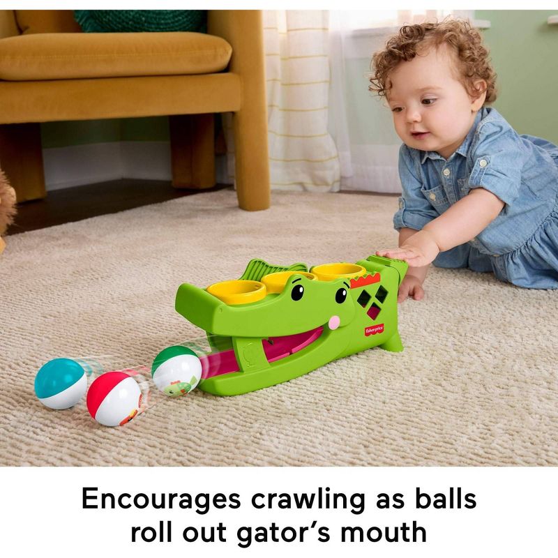 Fisher-Price Sit & Tap Rolligator Toy