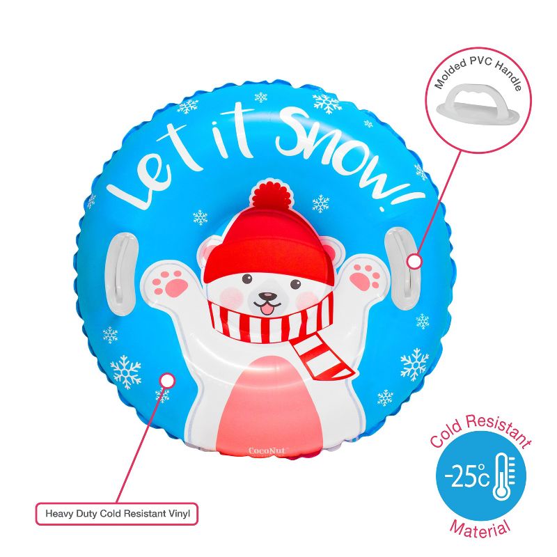 CocoNut Outdoor Junior Inflatable Snow Tube 32