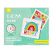 Little Yellow Bicycle Rainbow & Blooms Gem Art Kit
