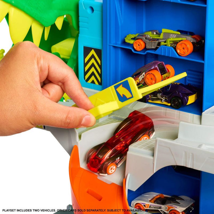Hot Wheels City Ultimate T-Rex Garage Playset