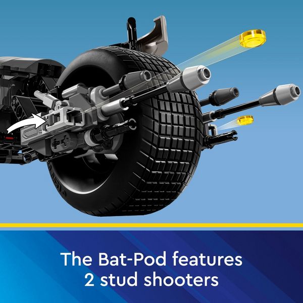 LEGO DC Batman: Batman Construction Figure & the Bat-Pod Bike Action Toy 76273