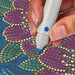 Lifelines FlowArt Dot-By-Letter Moonlit Garden Metallic Activity Kit