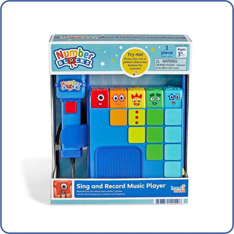 Hand2Mind Numberblocks Sing & Record Music Player