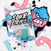 Sour Strips Cotton Candy Flavored Chewy Candy 3.4oz Bag