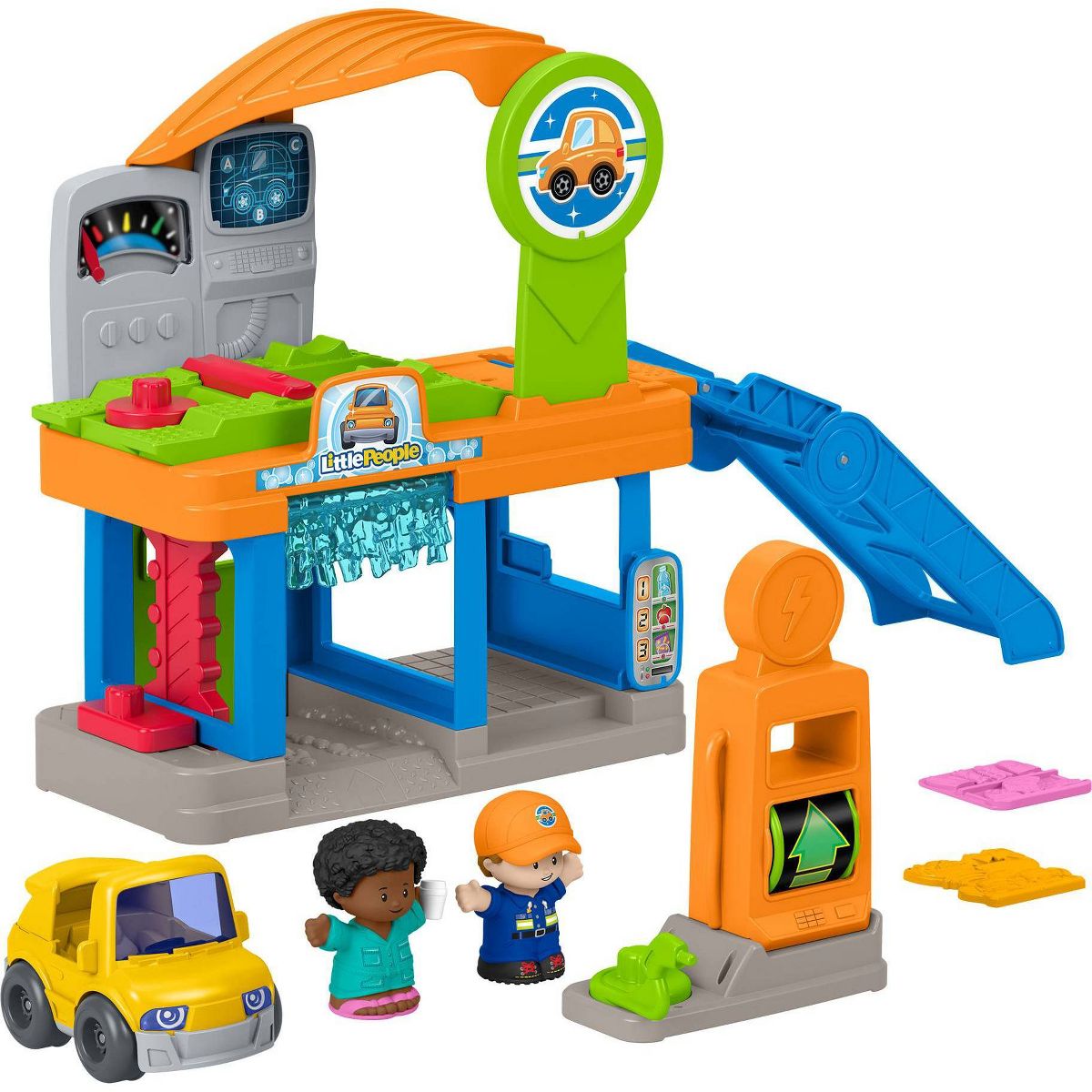 Fisher-Price Little People Fillin’ Fun Service Station Playset