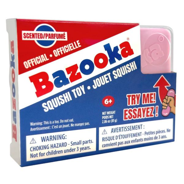 Bazooka Joe Squish BubbleGum Toy - Scented