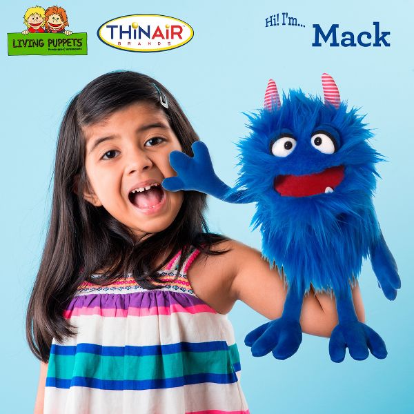 Living Puppets: Mack The Blue Friendly Monster - 14