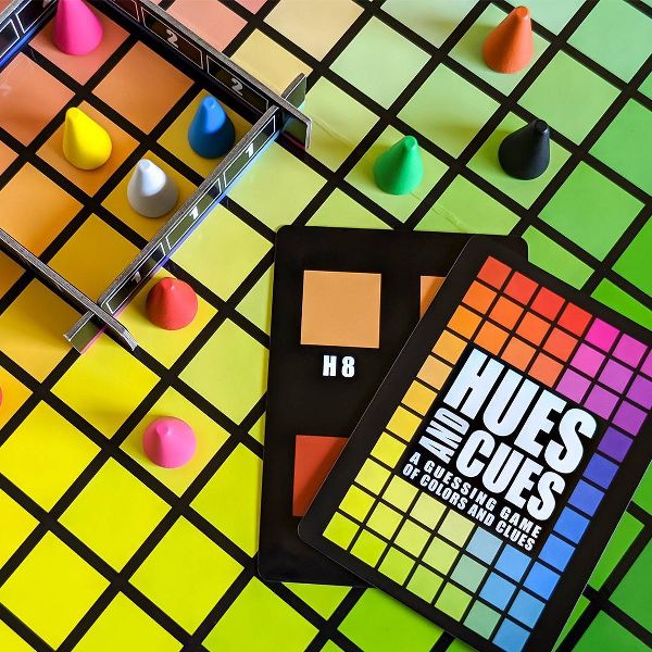Hues & Cues Game: Strategy Board Game for 3-10 Players by The Op Games