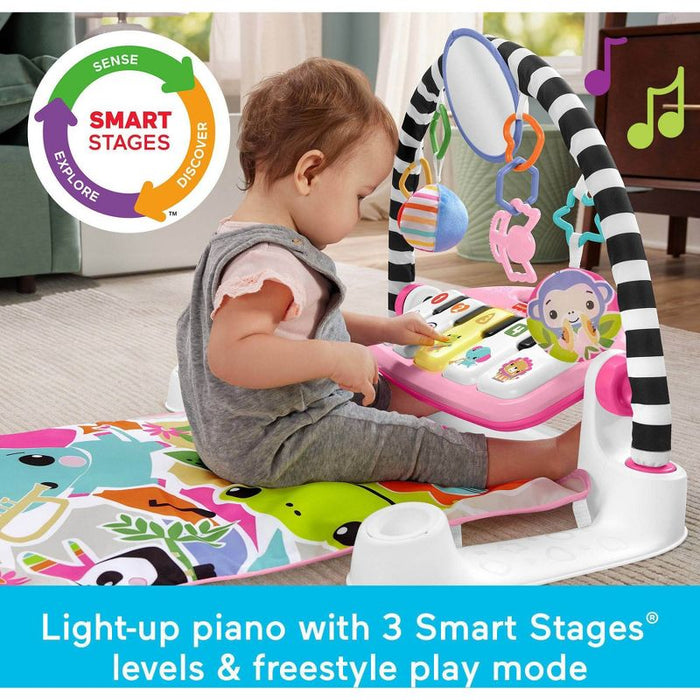 Fisher-Price Glow & Grow Kick & Play Piano Gym Toy