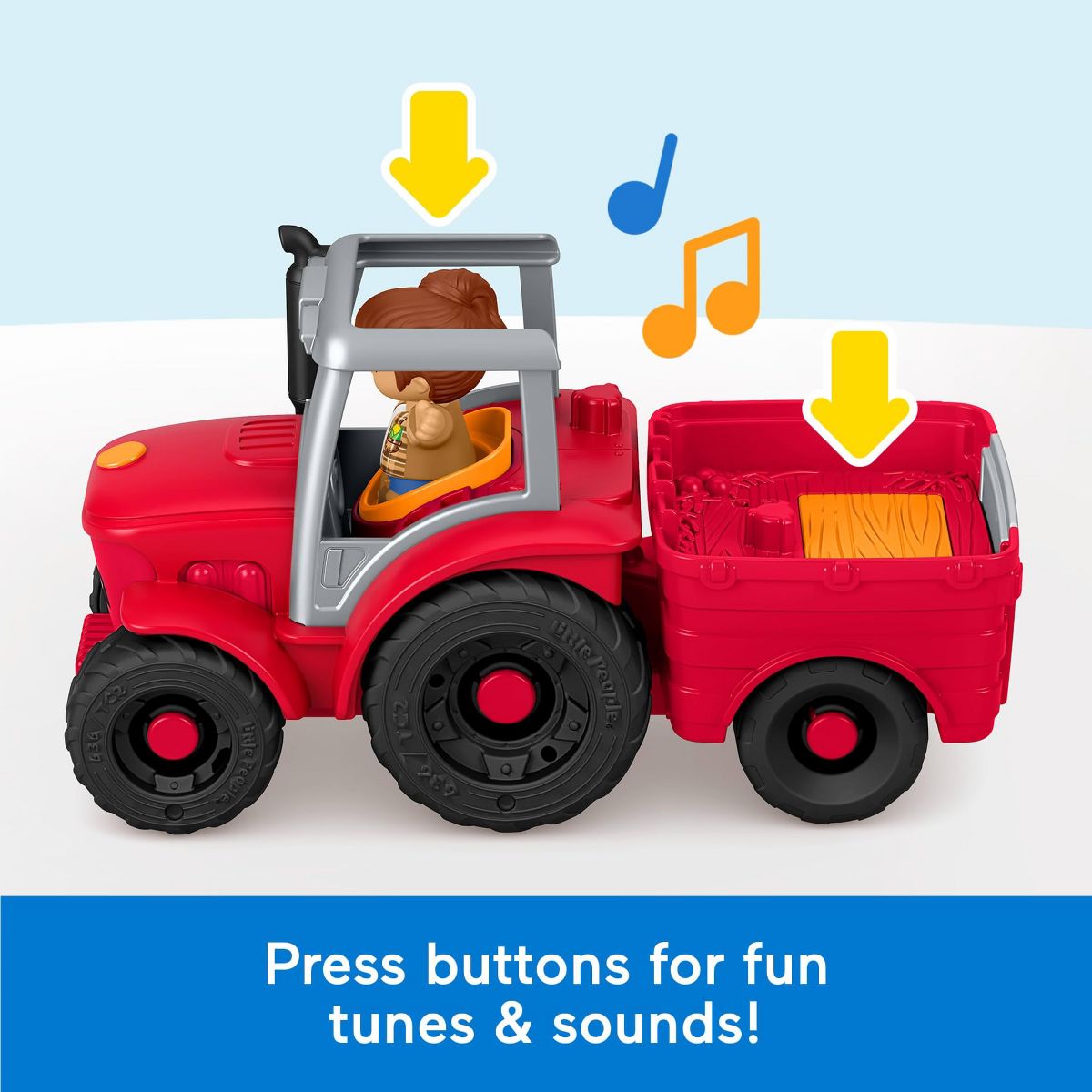 Fisher-Price Little People Caring for Animals Tractor Gift Set