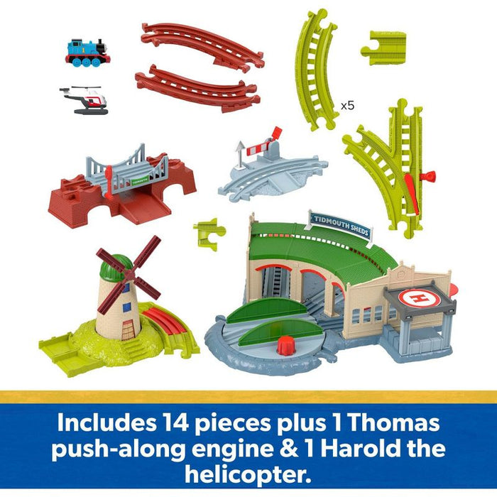 Fisher-Price Thomas & Friends Exploring Tidmouth Sheds Track Set