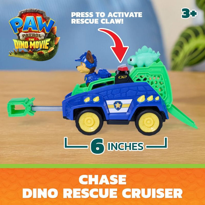 PAW Patrol Dino Movie Chase Rescue Cruiser Vehicle with Figures
