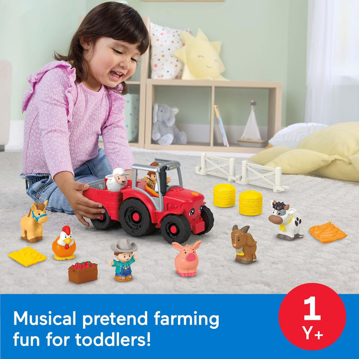 Fisher-Price Little People Caring for Animals Tractor Gift Set
