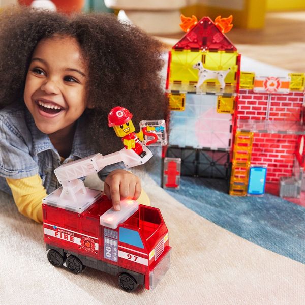 Fire Station Magna Tiles