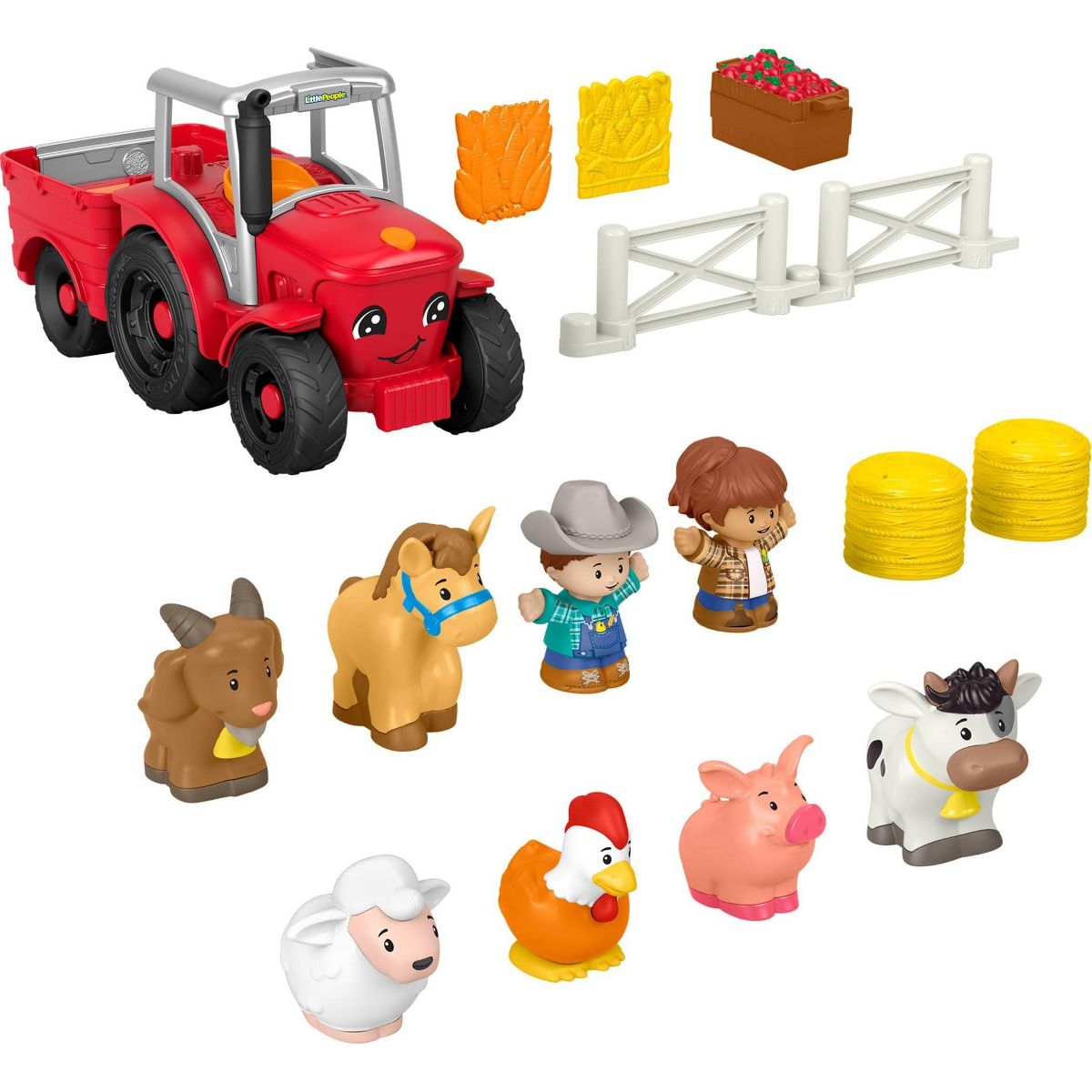 Fisher-Price Little People Caring for Animals Tractor Gift Set
