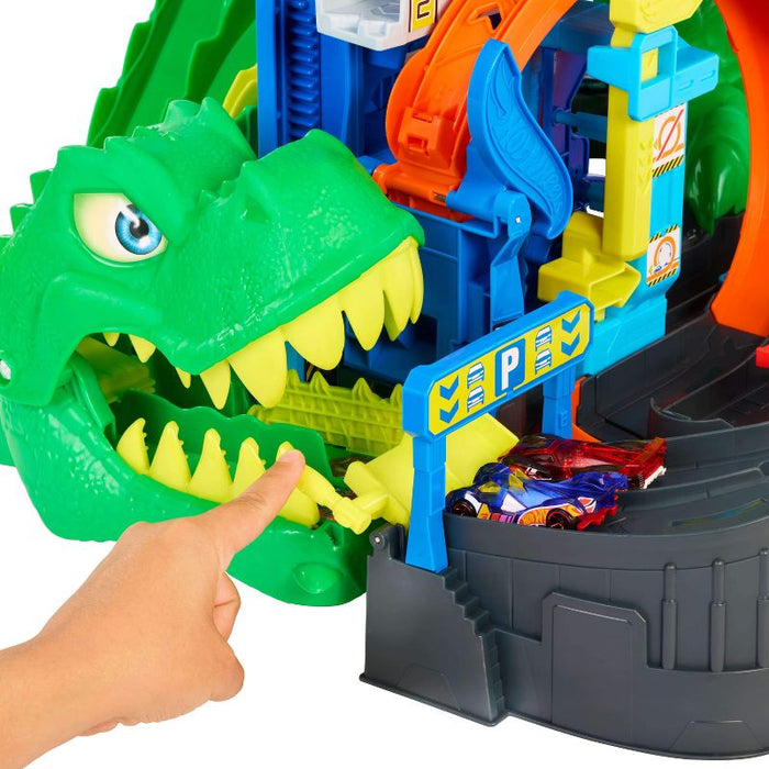 Hot Wheels City Ultimate T-Rex Garage Playset
