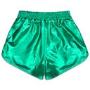 Green Metallic Shorts -  Medium