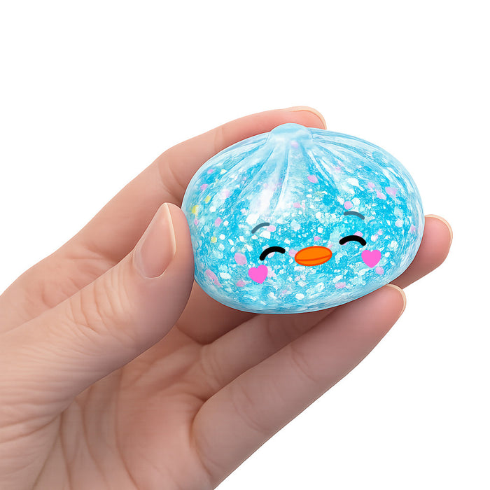 Kids Hello Duck Dumpling Mystery Sugar Glitter Mini Squishy Toy