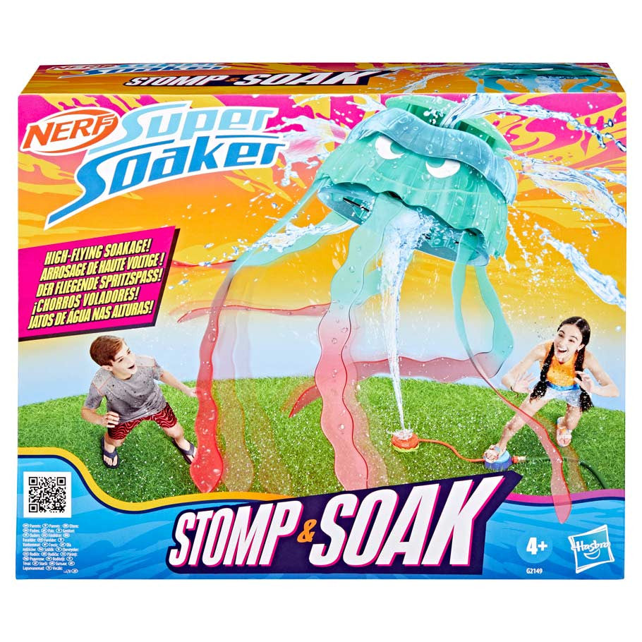 Nerf Super Soaker Stomp & Soak Jellyfish Water Toy | Summer Fun ...