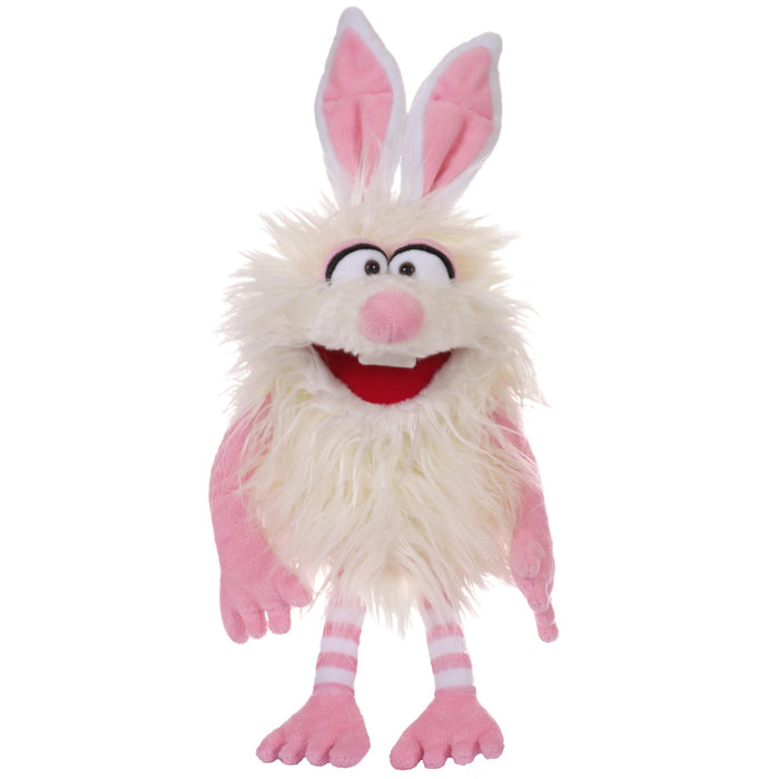 Living Puppets 14-Inch Plush Bunny Rabbit "Furball" Hand Puppet