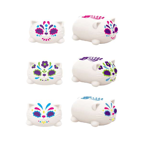 Nee Doh Sugar Skull Cats