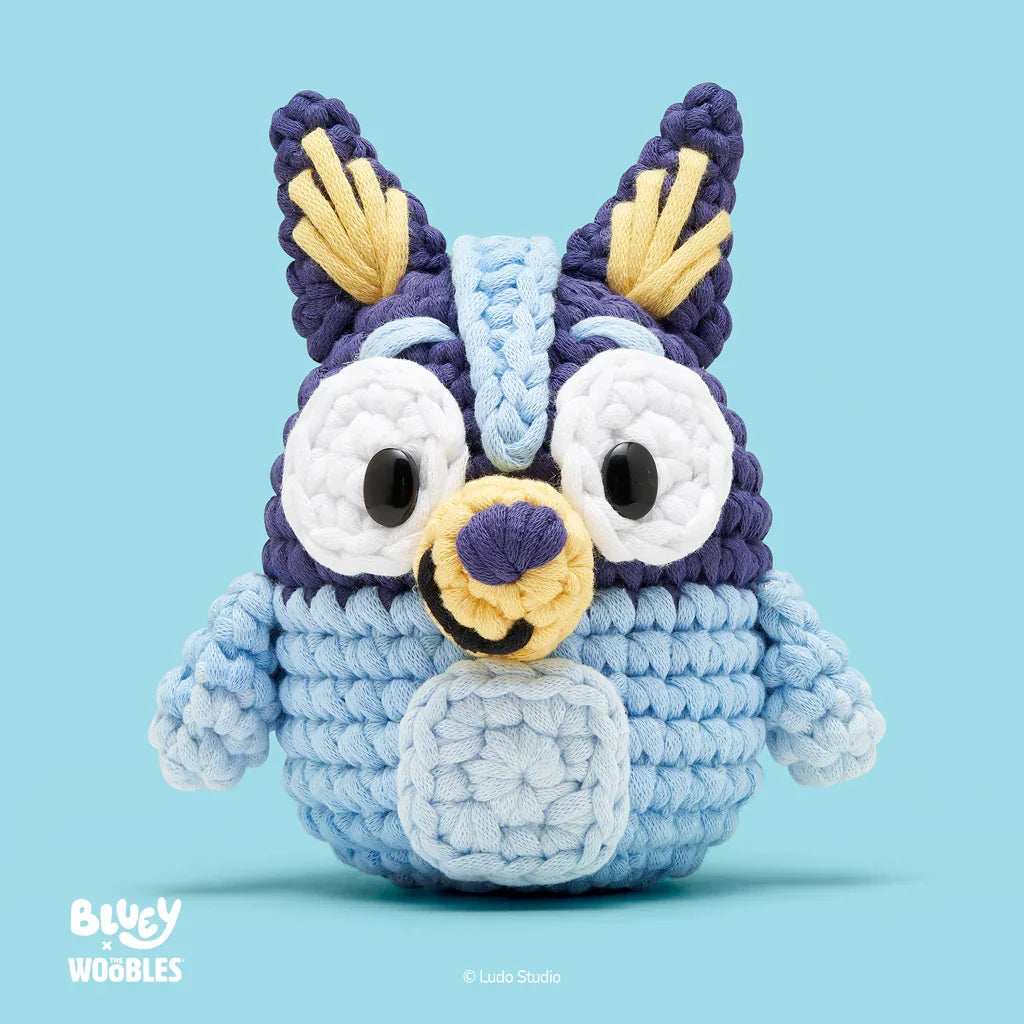 The Woobles Bluey Beginner Crochet Craft Kit
