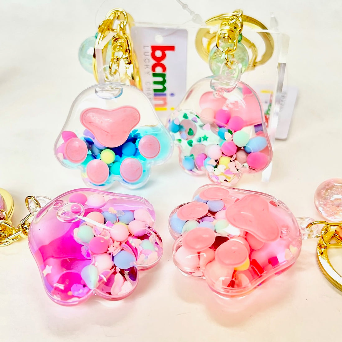 Paw Floaty Keychain Charm
