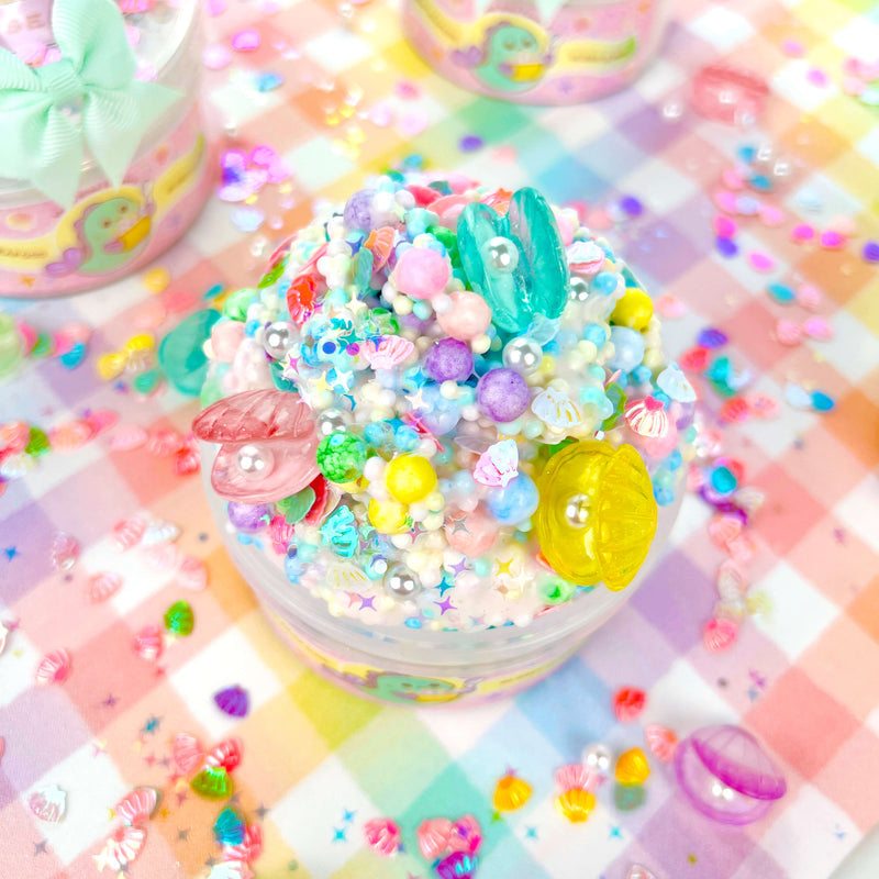 Kawaii Seafood Glossy Semi Floam Slime
