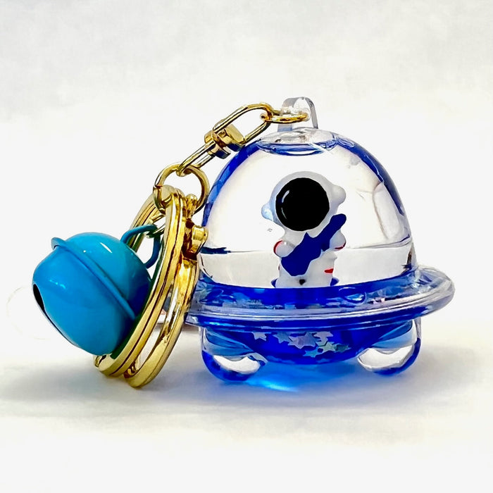 Astronaut UFO Keychain