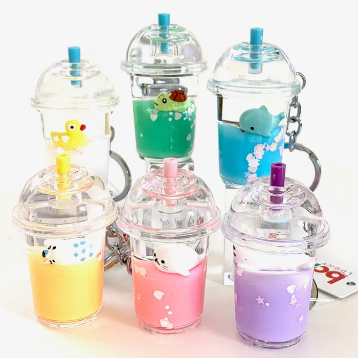 Sea Life Drink Keychain