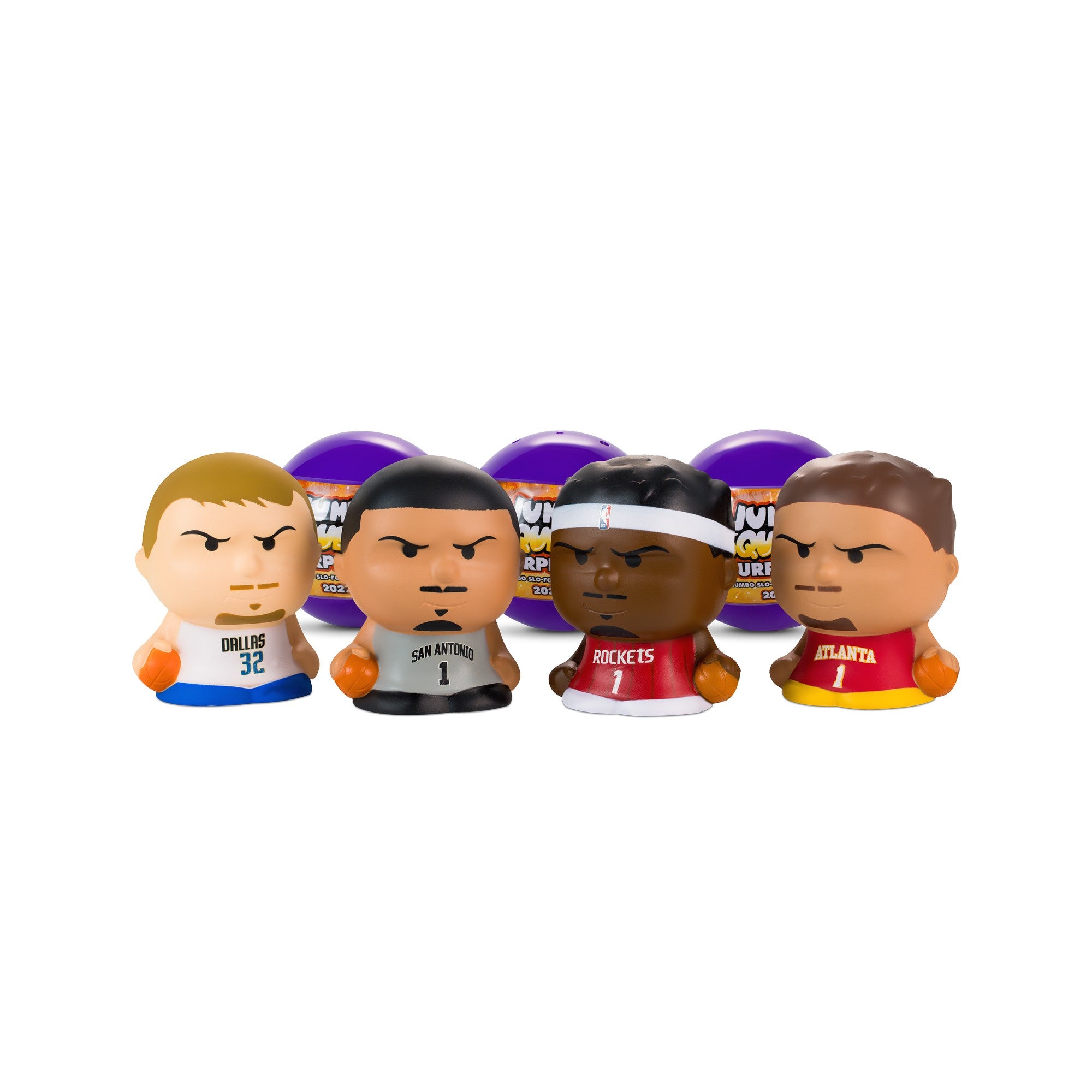 Party Animal SqueezyMates NBA Jumbo Squeezy Capsule Display 18ct