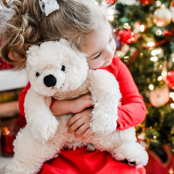 Antonio Baby Polar Bear Plush Toy: Soft, Huggable 16-inch Stuffed Animal