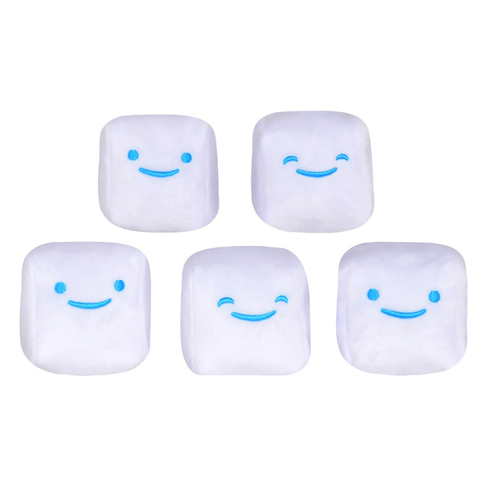 Jet-Puffed Marshmallows Decorative Packaging Plush Pillow with Removable Marshmallows