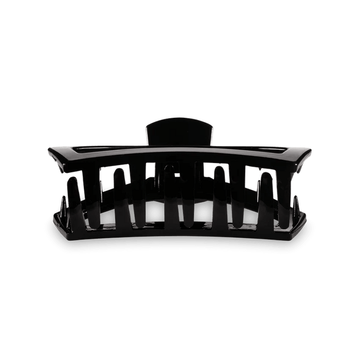 Teleties Open Medium Hair Clip Jet Black