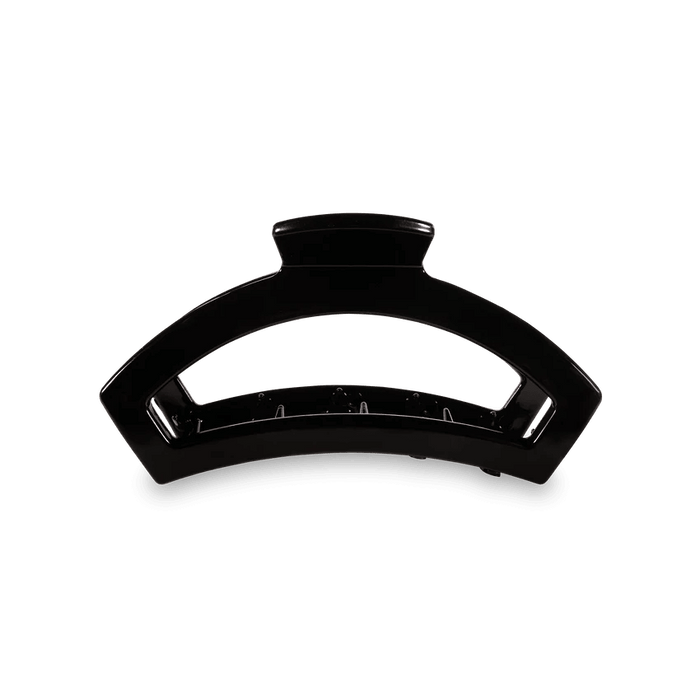 Teleties Open Medium Hair Clip Jet Black
