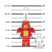 LEGO Dragon Suit Guy Keychain Light KE196H