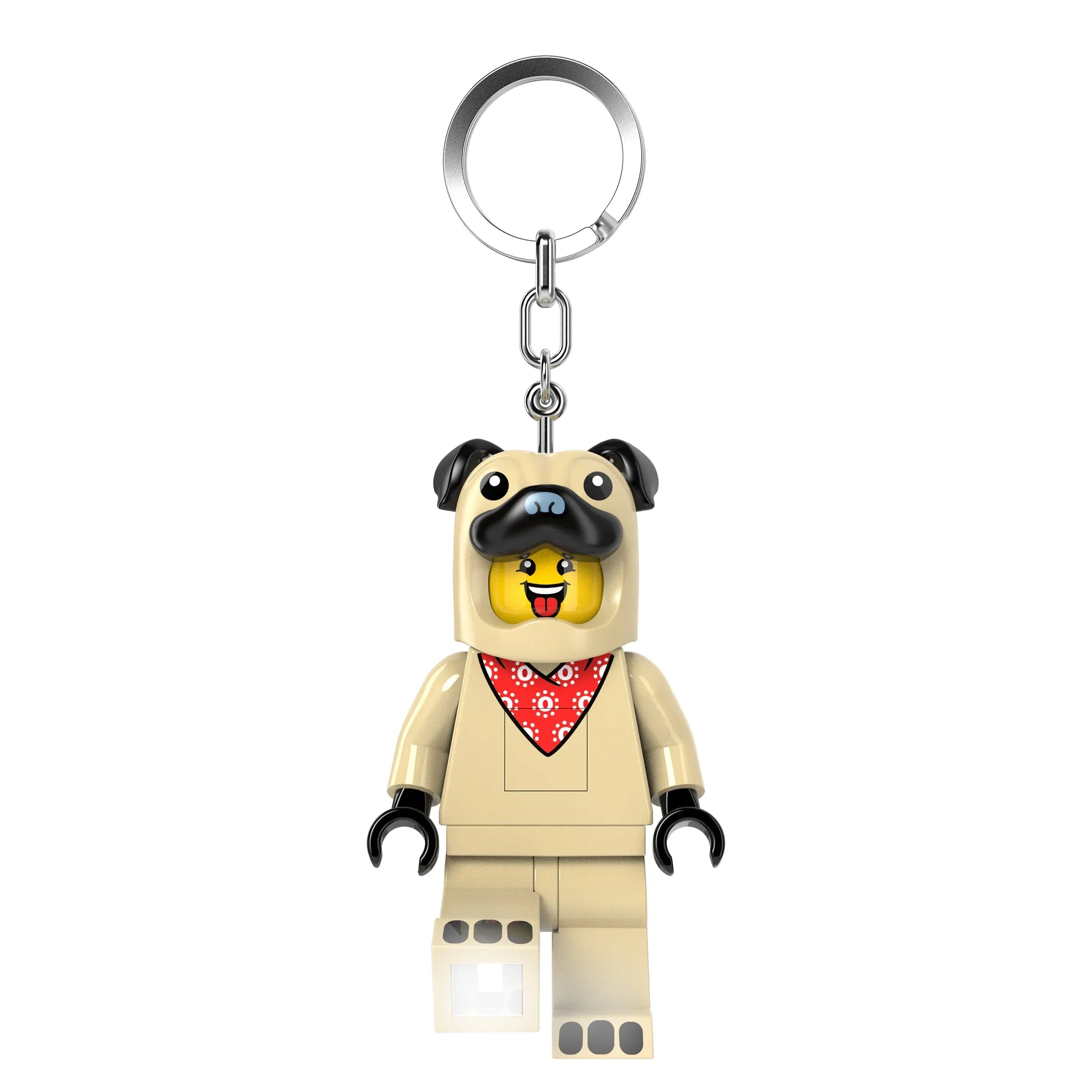 LEGO Pug Costume Guy Keychain Light KE213H
