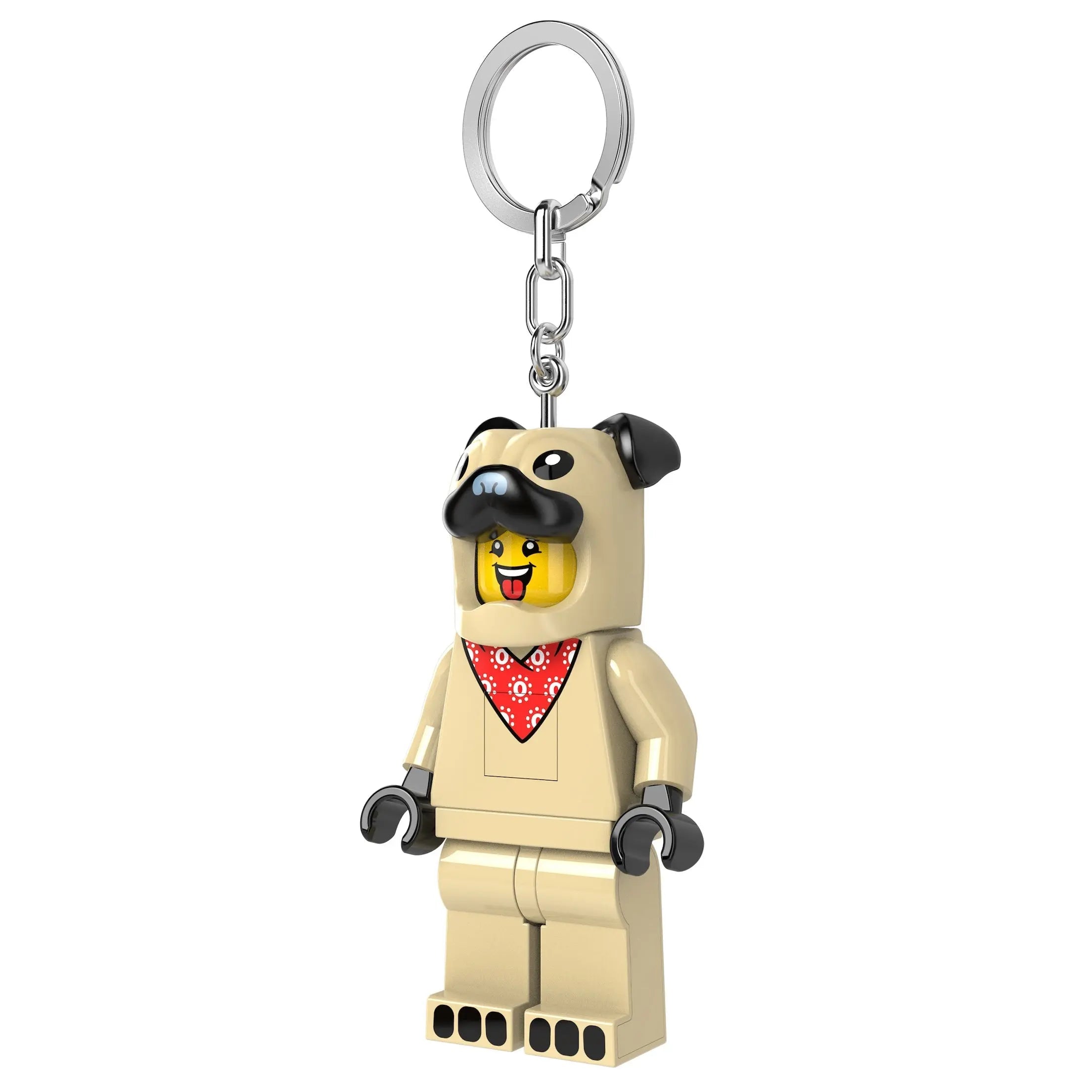 LEGO Pug Costume Guy Keychain Light KE213H