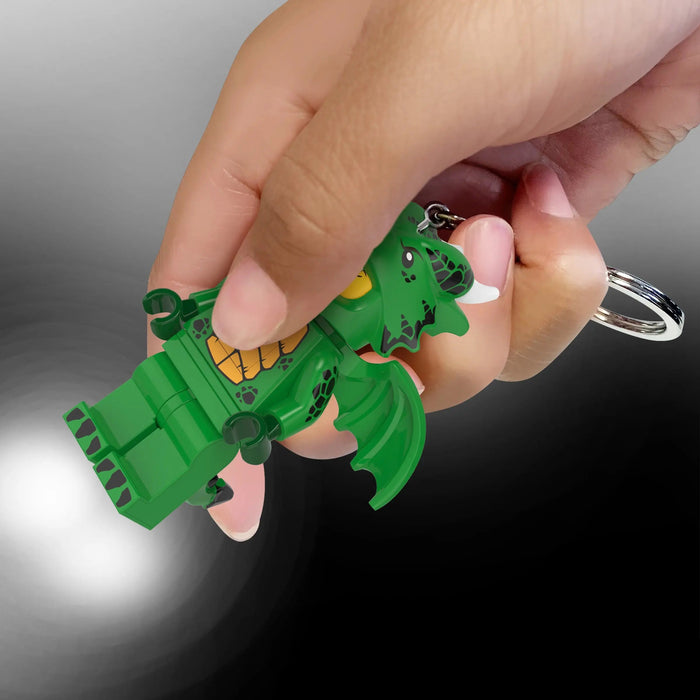 LEGO Green Dragon Costume Girl Keychain Light KE224H