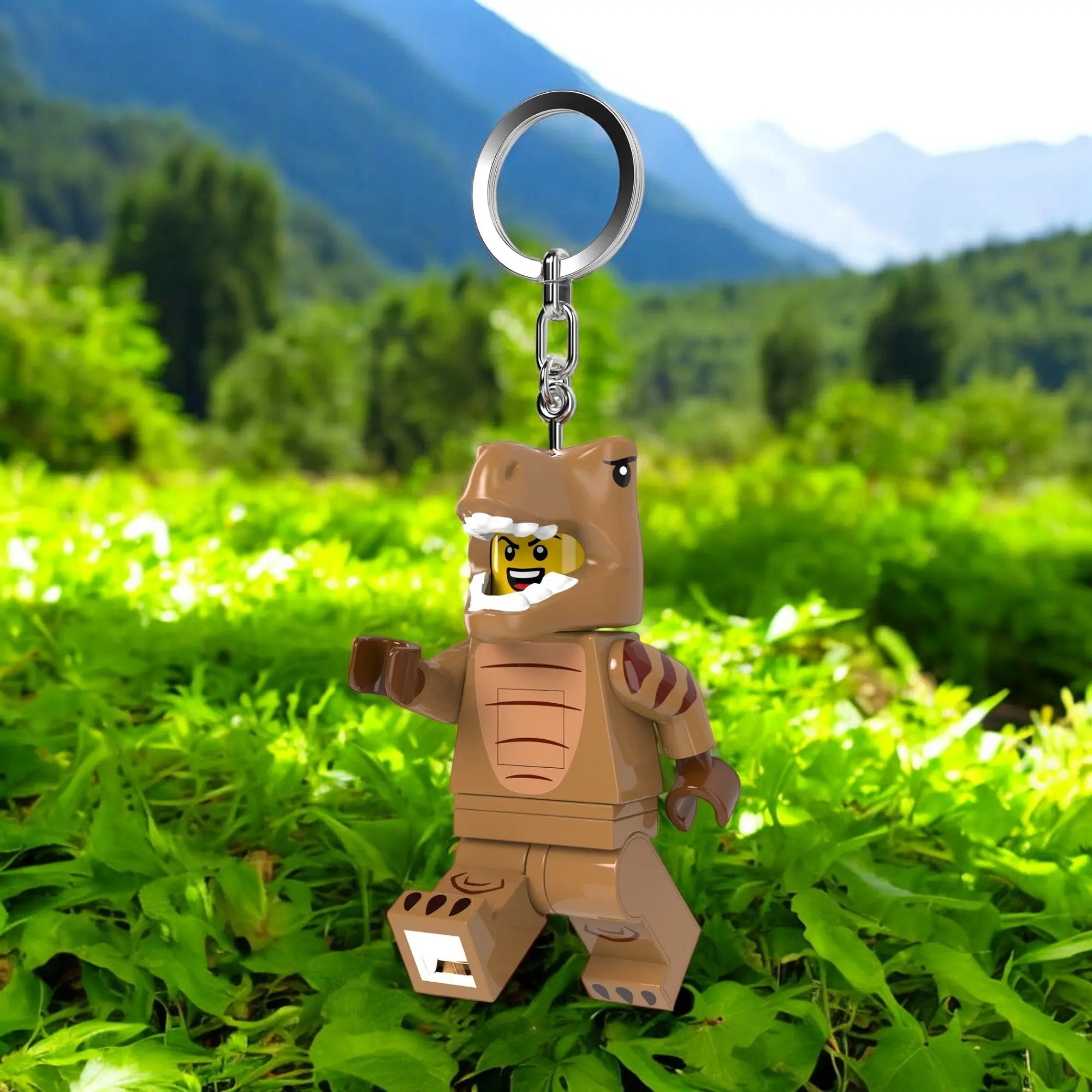 LEGO T-Rex Costume Fan Keychain Light KE237H