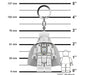 LEGO Star Wars Jedi Vader Key Light KE247H