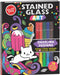 Klutz Stained Glass Art Dazzling Designs Activity Book Hardcover