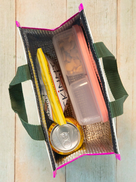 Cream Folk Insulated Lunch Bag
