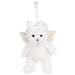 Kaitlyn Angel Bear Plush: Soft Cream Fur, Heavenly Wings, Bow