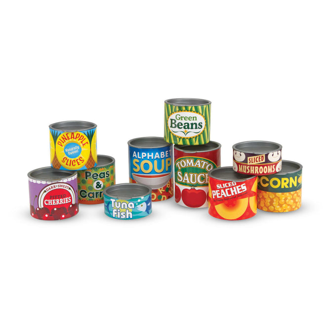 Melissa & Doug Let's Play House Grocery Cans