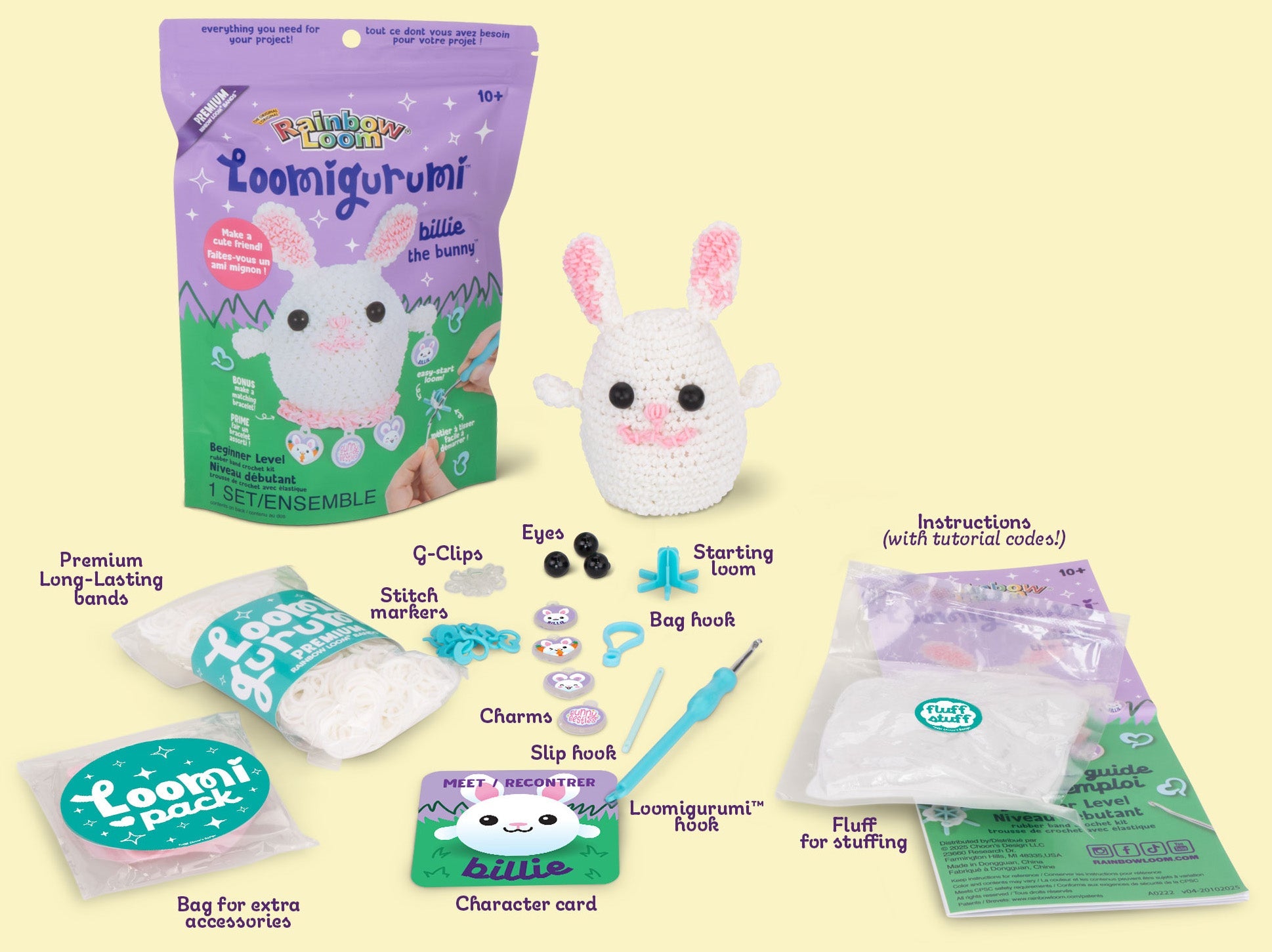Choon's Design Loomigurumi Bunny Craft Kit