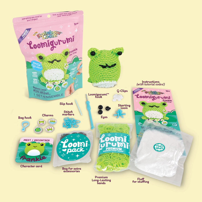Rainbow Loom Loomigurumi Frog Craft Kit