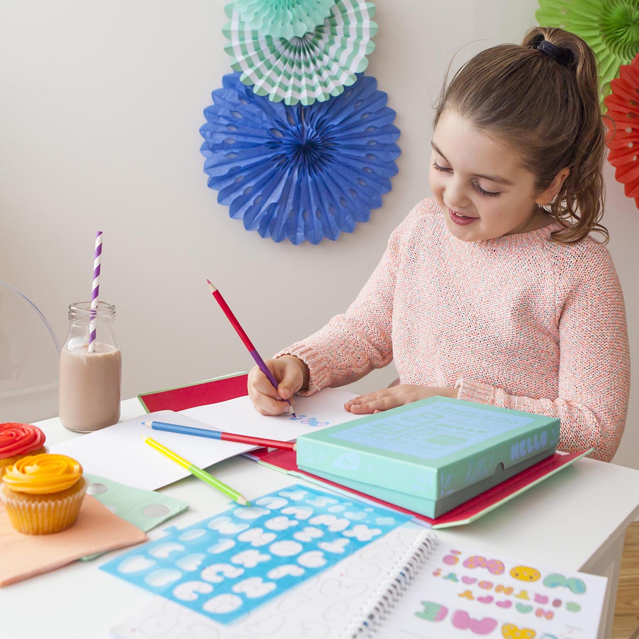 Tiger Tribe Lovely Book of Lettering Creative Activity Kit